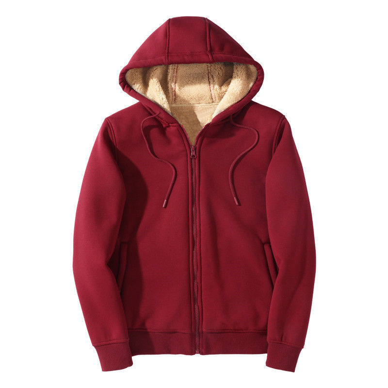 2025 Winter Windproof Hoodie - - Sherpa Hoodie Fleece avaliação e preço