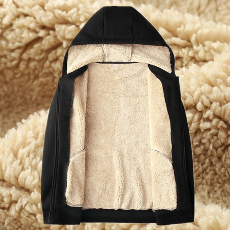 2025 Winter Windproof Hoodie - - Sherpa Hoodie Fleece avaliação e preço