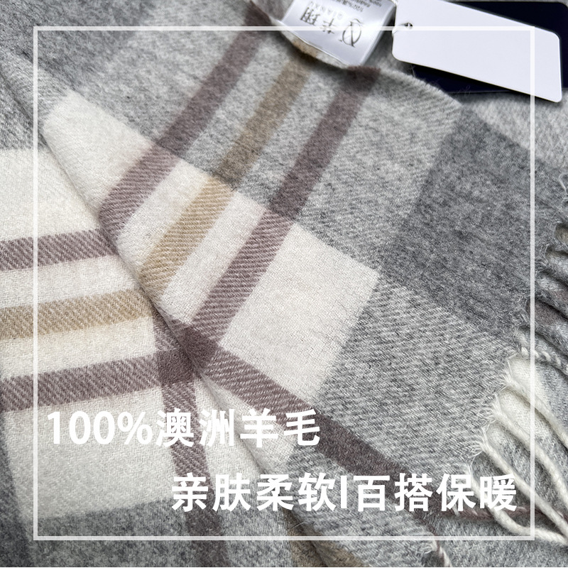 High Quality 100% Wool Scarf W - Wool Scarf Men avaliação e preço