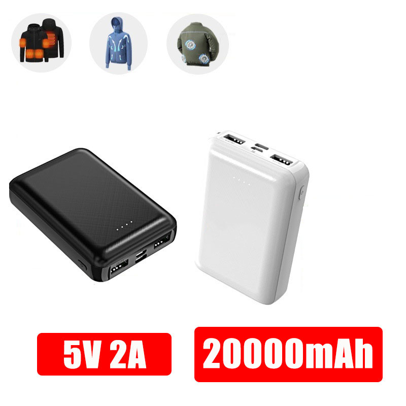 Mini Power Bank 20000mAh 5V 2A - Heated Vest Battery avaliação e preço