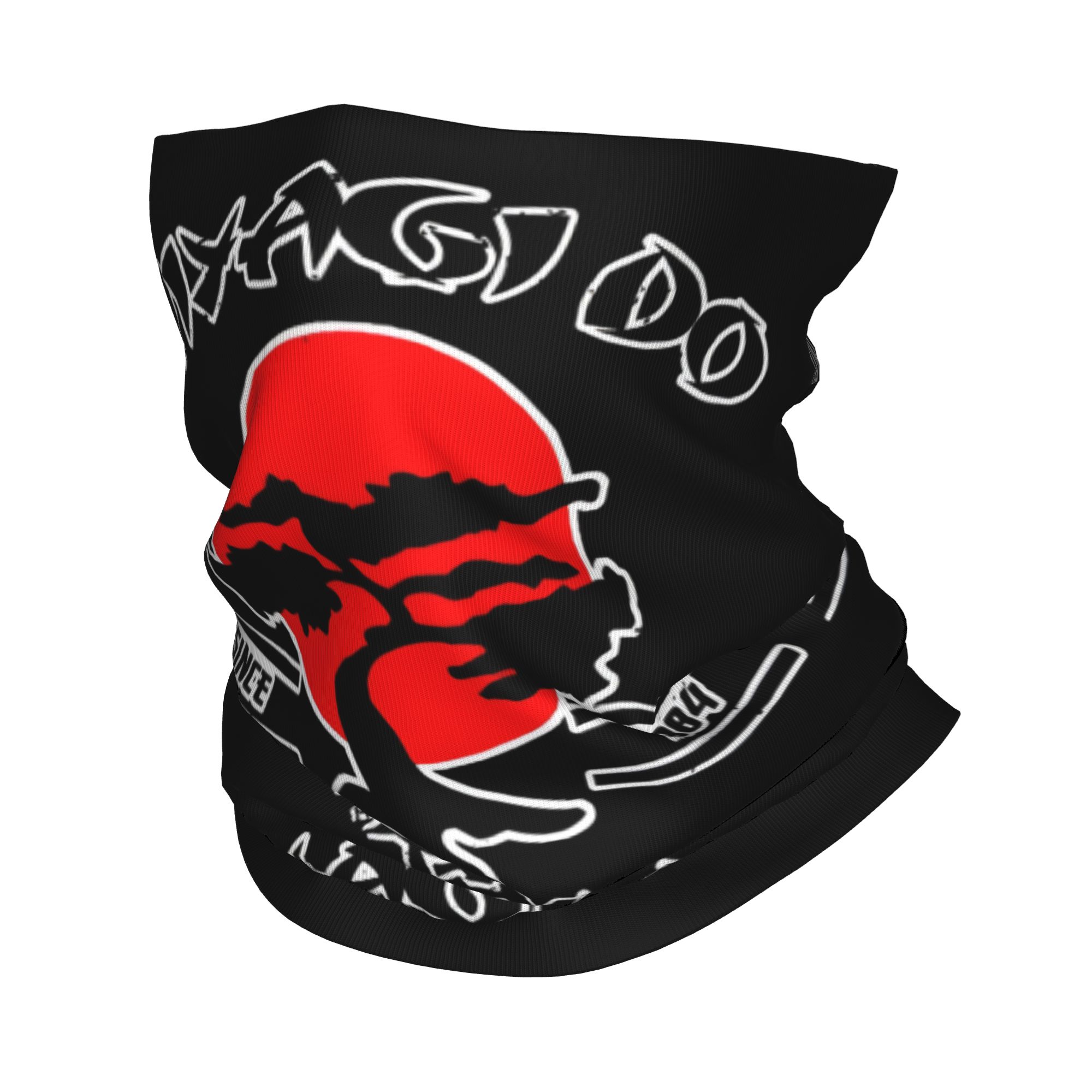 Custom K-Karates Retro Japanes - Neck Gaiter Fleece avaliação e preço