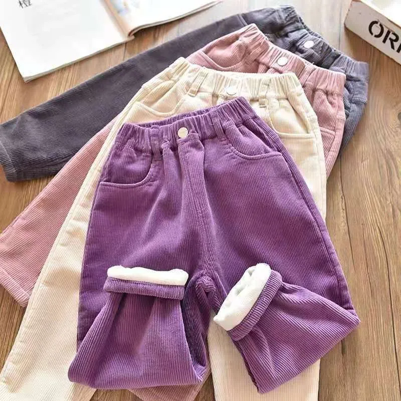 Velvet Lined Corduroy Kids Har - Corduroy Pant Warm avaliação e preço