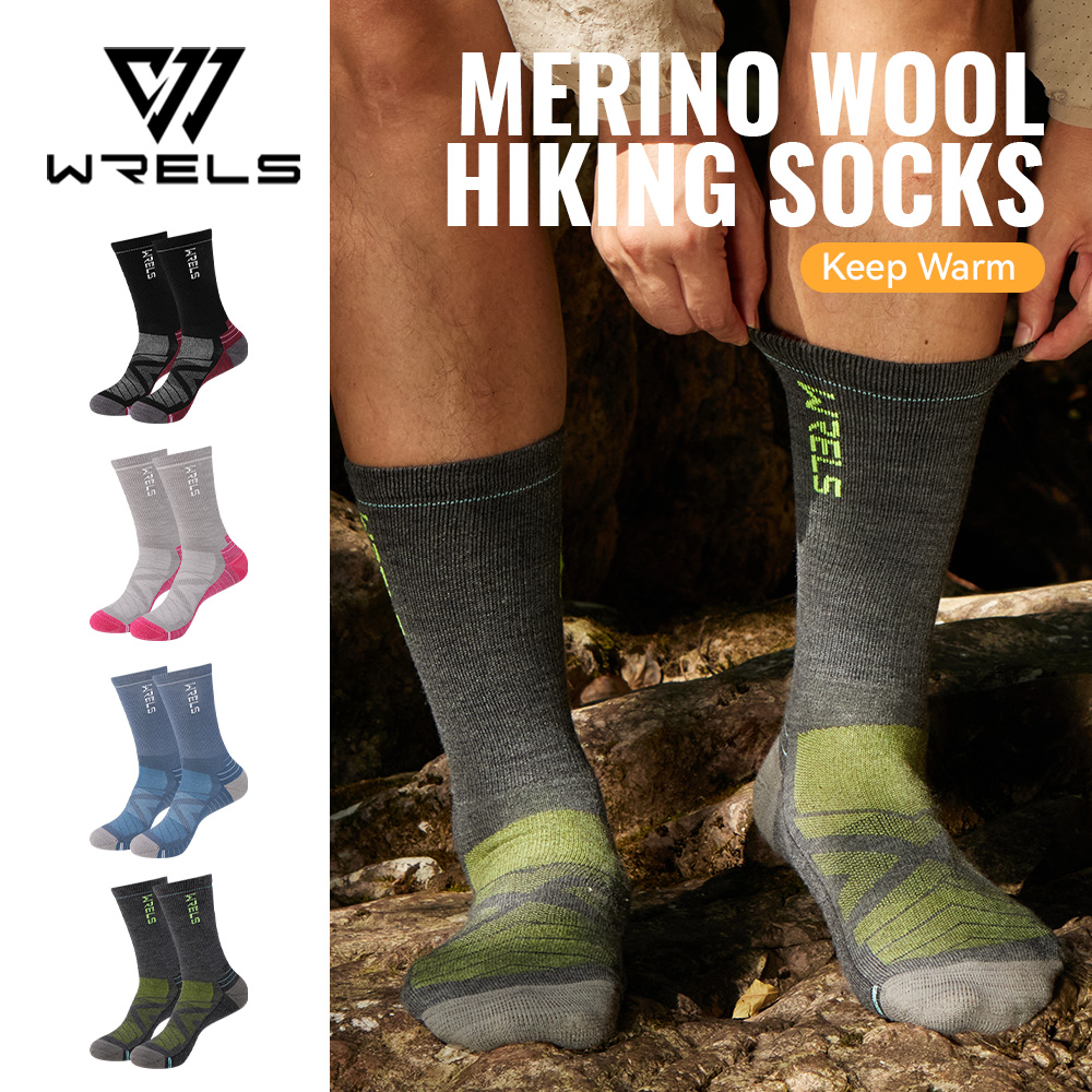 WRELS 1/2/3 Merino Wool Socks  - Thermal Sock Wool avaliação e preço
