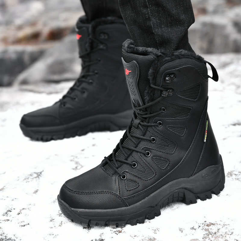 New Men Tactical Boots Waterpr - Waterproof Winter Boot avaliação e preço