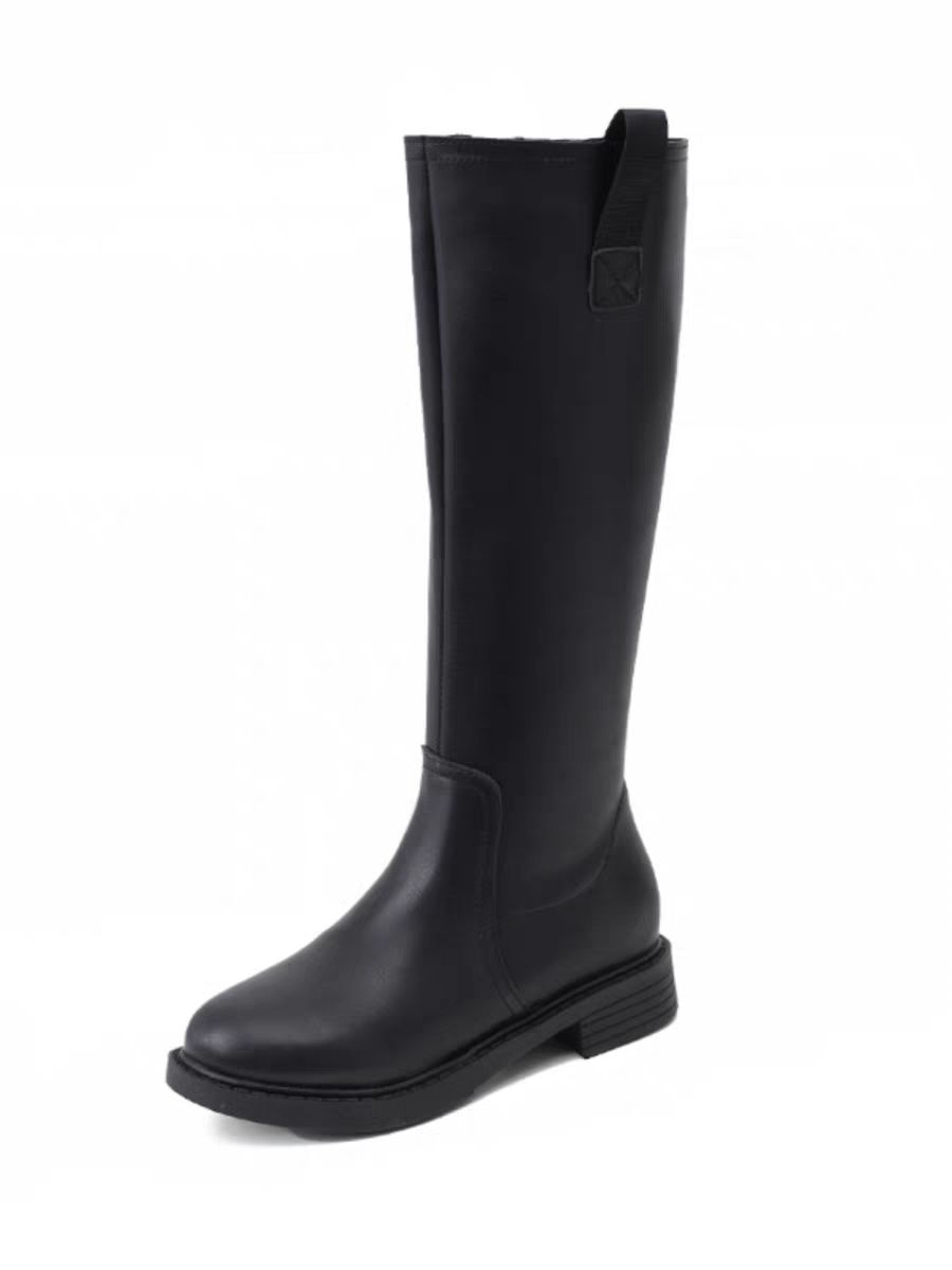 Autumn Winter Fleece-Lined Bla - Waterproof Winter Boot avaliação e preço